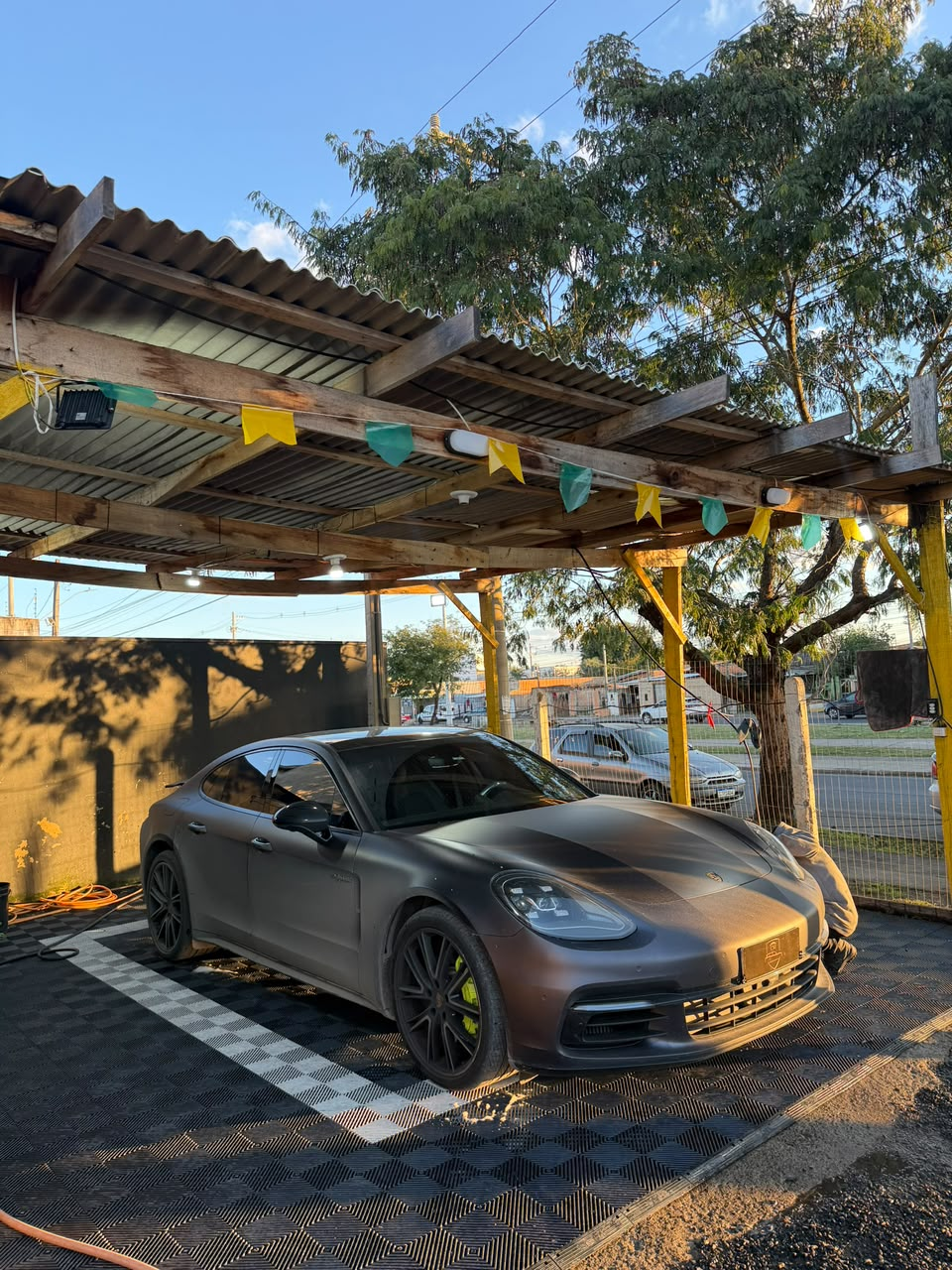 Porsche antes do cuidado da CM